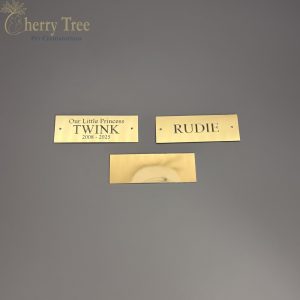 Brass Plaque Together 2