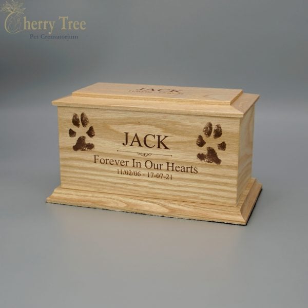 Laser Engaved Casket Example 1 Laser Engaved Casket Example 1