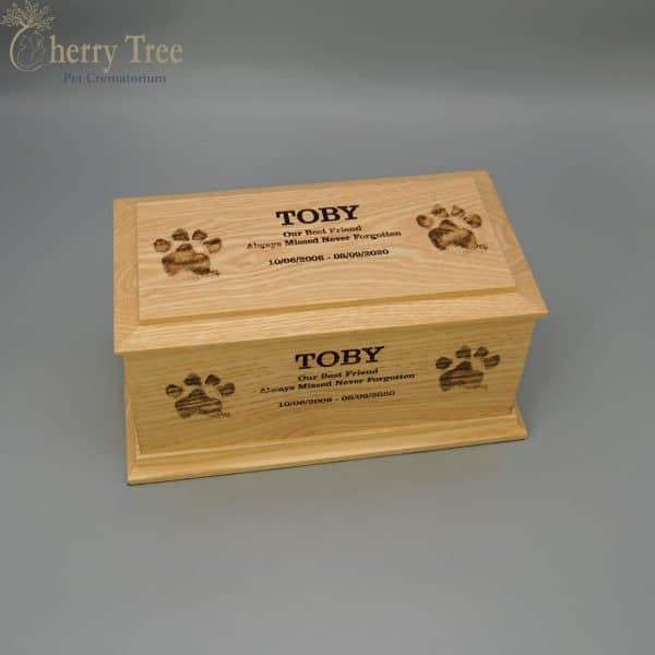 Laser Engaved Casket Example 2 Laser Engaved Casket Example 2