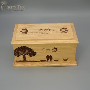 Laser Engaved Casket Example 3