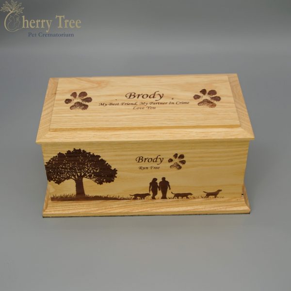 Laser Engaved Casket Example 3 Laser Engaved Casket Example 3