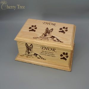 Laser Engaved Casket Example 5