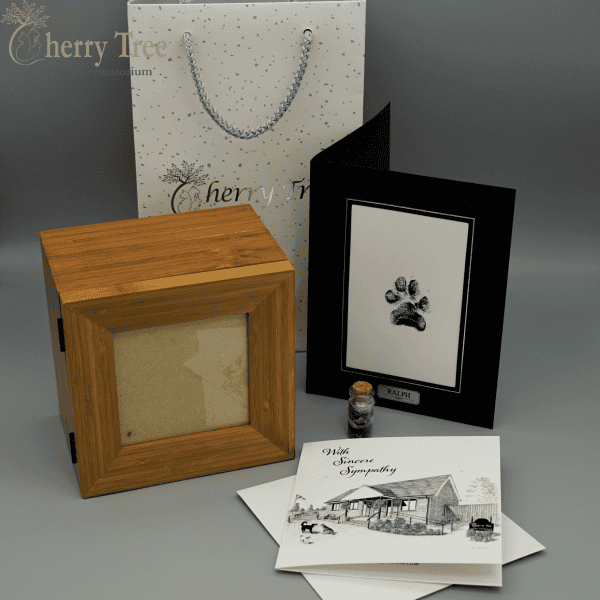 Bamboo Tribute Box with Photo Frame - Image 2