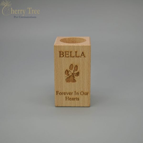 Laser Engraved Wooden Candle Laser Engraved Wooden Candle