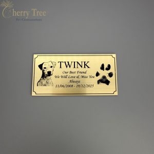 Laser Plaque Name Picture Dates Paw 1 Laser Plaque Name Picture Dates Paw 1