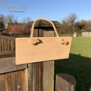 Wooden Grave Marker Laser Engraving 6